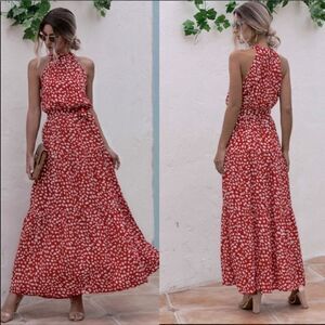 NEW Kara & Kate Boho Halter Dress